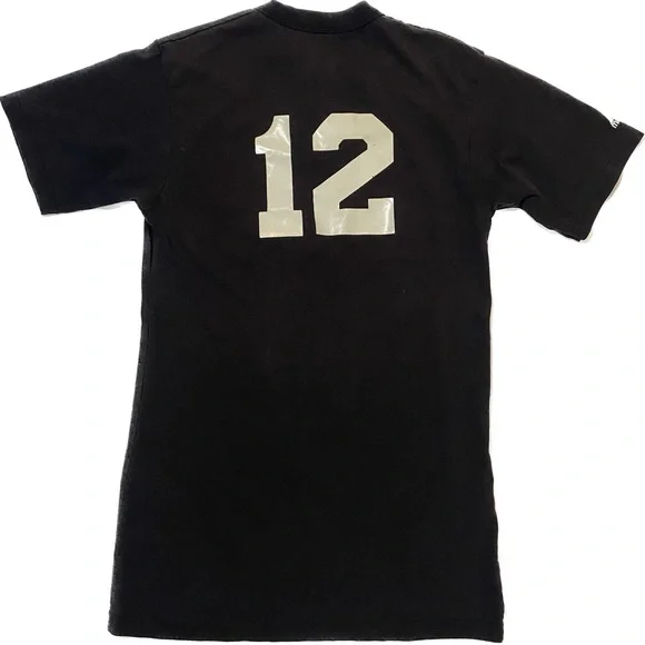 Vintage Houston Astros MAJESTIC Baseball Ringer T-Shirt Size Small - Picture 2 of 7